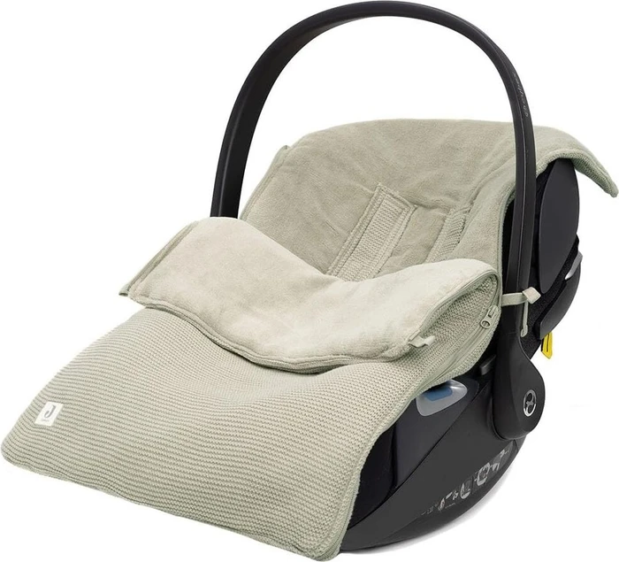 Jollein Fußsack Gruppe 0+ 3/5 Punkte Basic Knit olive green