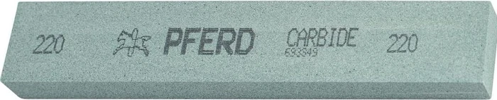 Pferd vierkant Schleifstein 25x13x150mm K220, 6 Stück