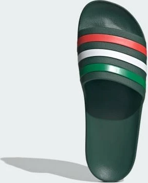 adidas Aqua Adilette team dark green/cloud white/bright red