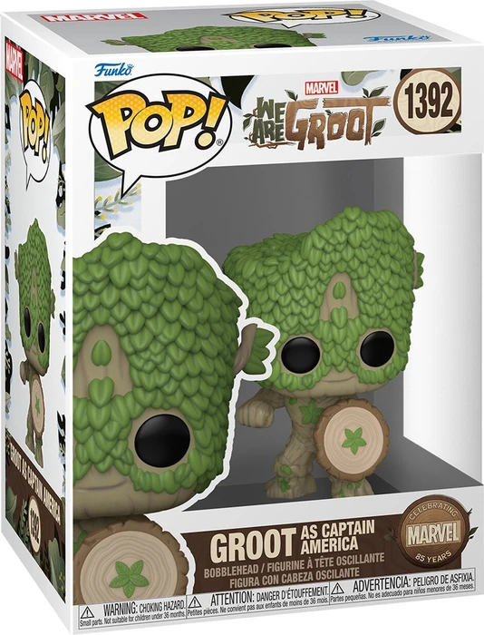 FunKo Pop! - Marvel We are Groot - Groot as Captain America (79515)