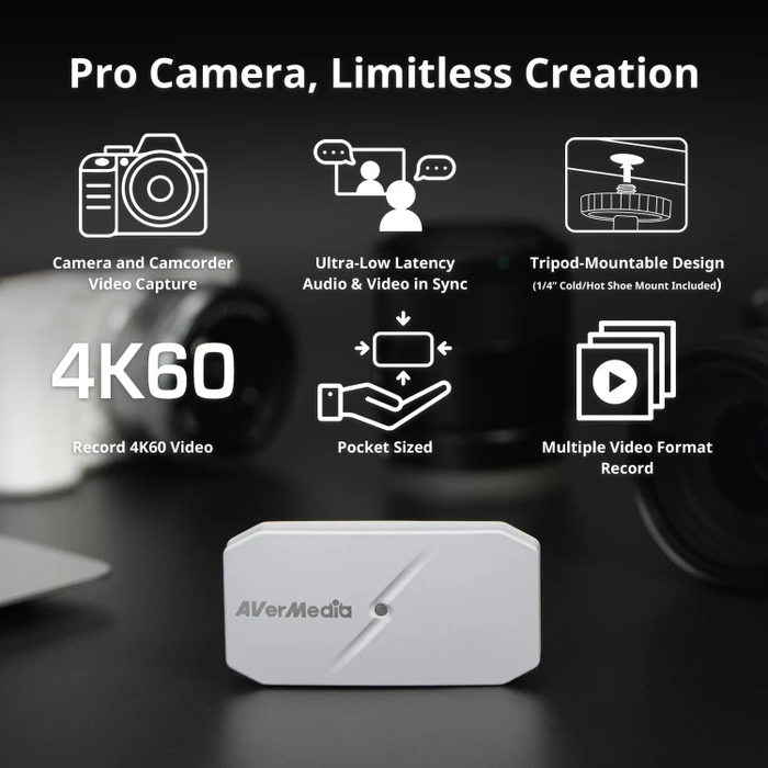 AVerMedia BU113G2 CamStream 4K, weiß