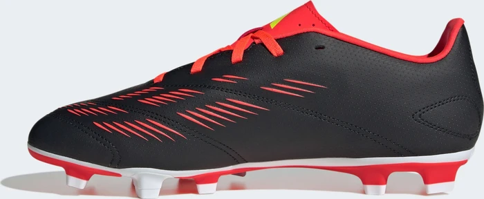 adidas Predator Club FXG core black/cloud white/solar red