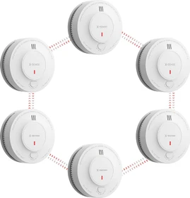 X-Sense SD19-W, Funk-Rauchmelder, 6er-Pack