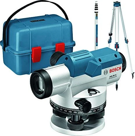 Bosch Professional GOL 26G Optisches Nivelliergerät inkl. Koffer + Zubehör