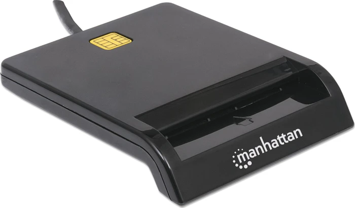 Manhattan Smartcard Single-Slot-Cardreader, USB-A 2.0 [Stecker]