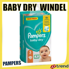 Pampers Baby-Dry Gr.3 Einwegwindel, 6-10kg, 128 Stück