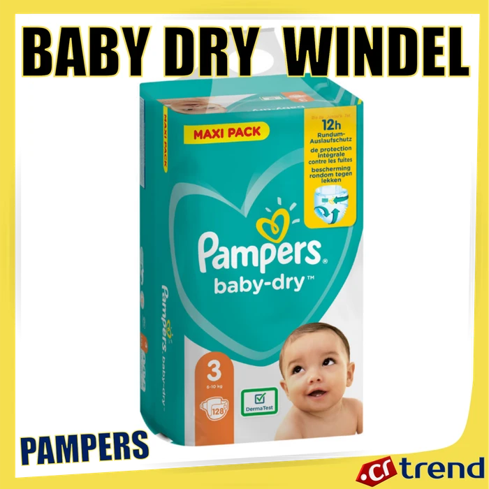 Pampers Baby-Dry Gr.3 Einwegwindel, 6-10kg, 128 Stück