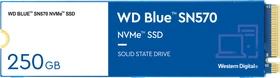 Western Digital WD Blue SN570 NVMe SSD 250GB, M.2 2280 / M-Key / PCIe 3.0 x4
