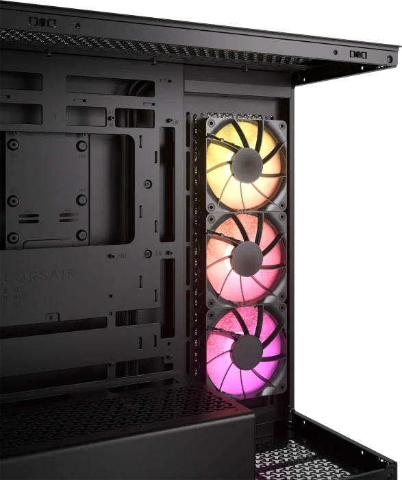 Corsair 3500X ARGB, schwarz, Glasfenster