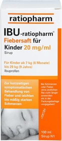 IBU-ratiopharm 2% Fiebersaft für Kinder, 100ml