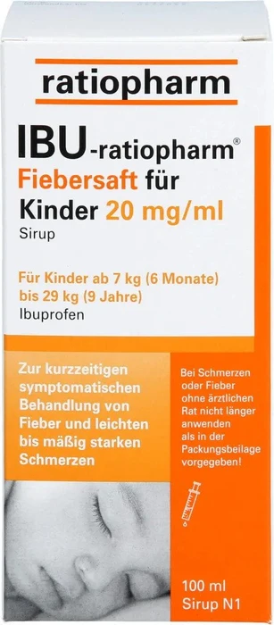 IBU-ratiopharm 2% Fiebersaft für Kinder, 100ml