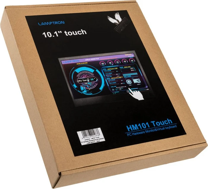 Lamptron HM101T Touch Hardware Monitor, 10.1"