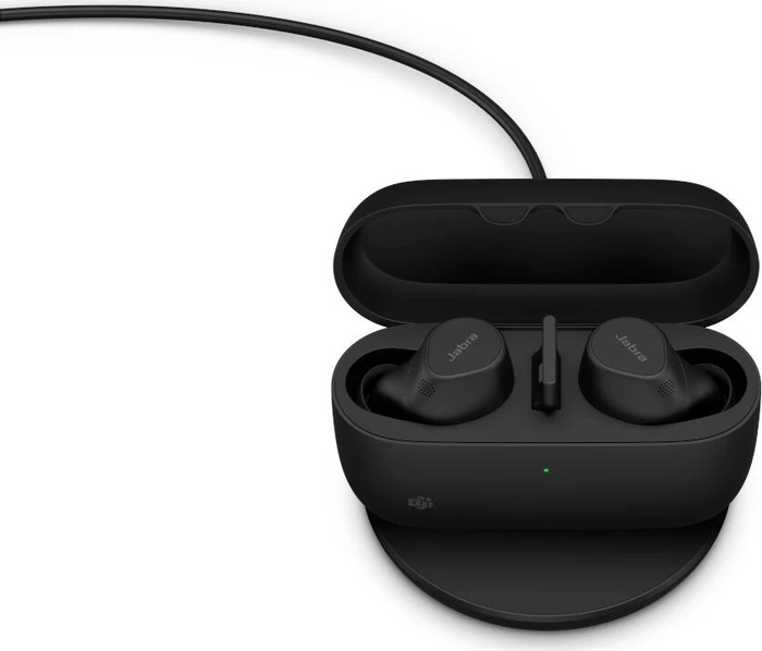 Jabra Evolve2 Buds USB-A MS inkl. Wireless Charging Pad