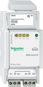 Schneider Electric SpaceLogic KNX Binäreingang REG-K/4x10 4-fach, 10V (MTN644492)