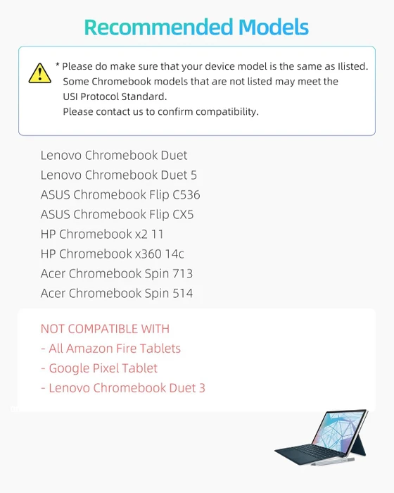 Metapen USI Pen G1 for Chromebooks, schwarz