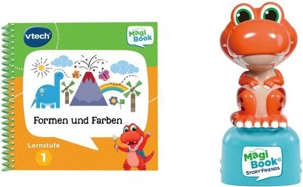 VTech Magibook Story'Friends Lernstufe 1 - Formen und Farben inklusive Story'Friend Lernfigur