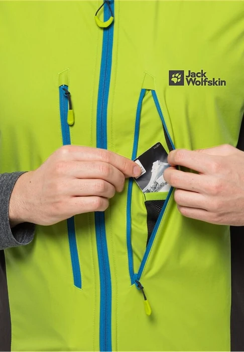Jack Wolfskin Alpspitze Funktionsweste lime (Herren)