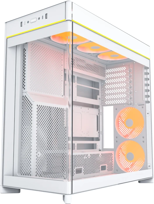Montech HS02 Pro White, Glasfenster