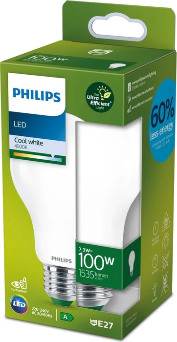 Philips Classic LED CL EELA E27 7.3-100W/840 SRT4