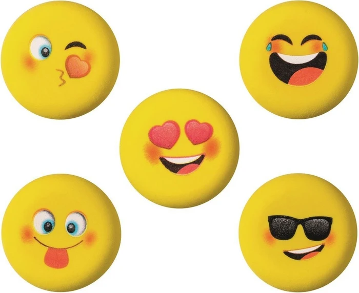 Brunnen Radierer Fun Collection Happy, gelb