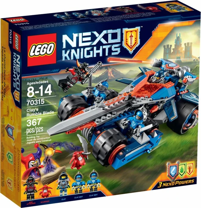 LEGO Nexo Knights - Clays Klingen-Cruiser