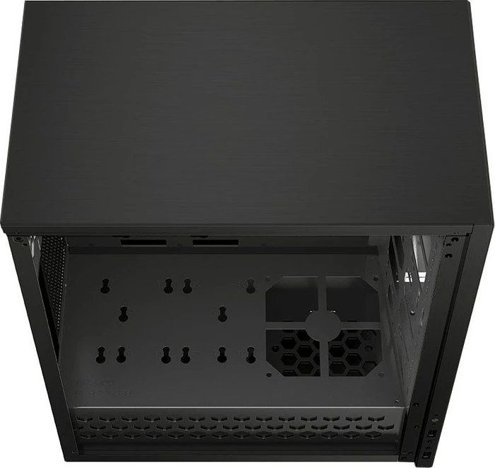 Jonsbo C5, schwarz, Glasfenster