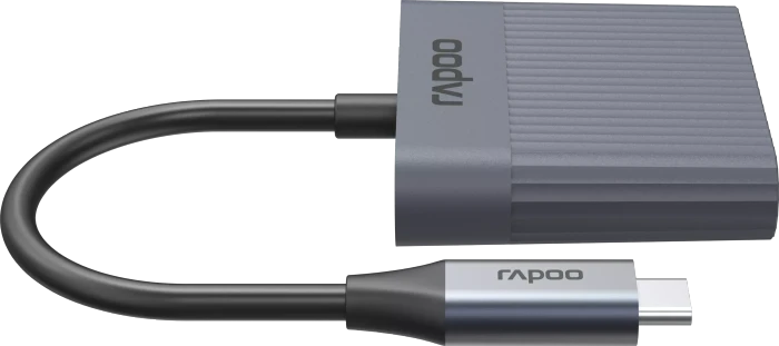 Rapoo UCR-3011 3-in-1 Kartenleser, 1x USB-C 3.0 [Stecker]