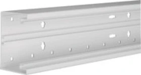 Hager Brüstungskanal-Unterteil PVC frontrastend BR 68x100mm, OT 80mm, verkehrsweiß