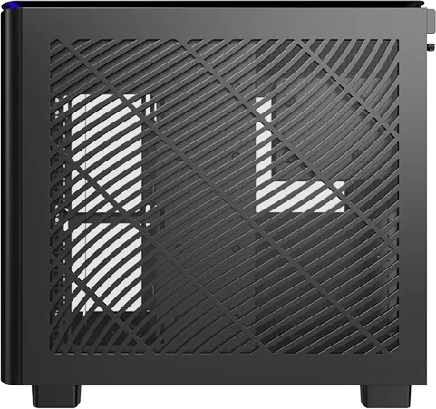 Montech King 95 Gentleman Black, schwarz, Glasfenster