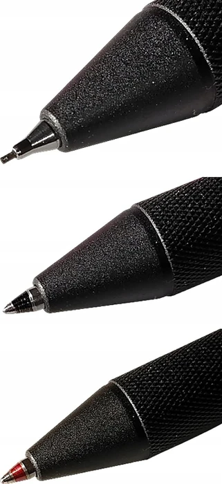 rOtring 600 3-in-1 Multi Pen Druckbleistift und Kugelschreiber schwarz/rot