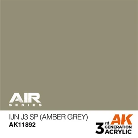 AK-Interactive 3rd Gen Acrylic Colors Air Series IJN j3 sp amber grey, 17ml