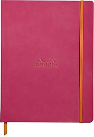 Rhodia Rhodiarama Notizbuch, 190x250mm, liniert, Softcover, raspberry rosa, 80 Blatt