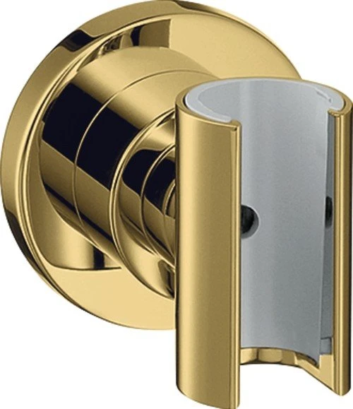 Hansgrohe Axor Citterio Brausehalter rund polished gold optic