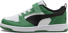 Puma Rebound V6 Lo puma white/puma black/archive green (Junior)