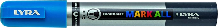Lyra Graduate Mark All Permanentmarker 2mm sortiert, 12er-Set, Box