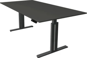 Kerkmann Move 3 elektrisch höhenverstellbarer Sitz-Steh-Schreibtisch 200x100cm anthrazit/anthrazit