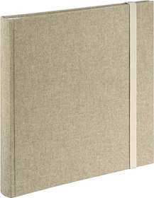 Hama Jumbo Fotoalbum, 30x30, 60 weiße Seiten, Tessuto beige