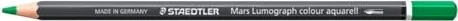 Staedtler Mars Lumograph colour aquarell 104 Aquarellstift hellgrün, Kartonetui, 6er-Pack