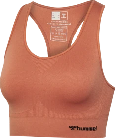 hummel Seamless Sports Top Funktionsshirt ärmellos apricot brandy (Damen)