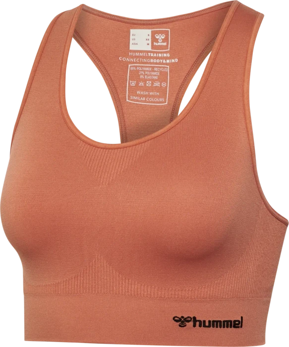 hummel Seamless Sports Top Funktionsshirt ärmellos apricot brandy (Damen)