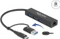 DeLOCK 3-Port USB-Hub, RJ-45, USB-A 3.0 [Stecker] Vorschaubild