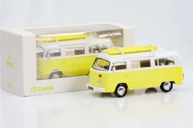 Norev Jet-Car Volkswagen Combi T2b Camper Van 1973 gelb
