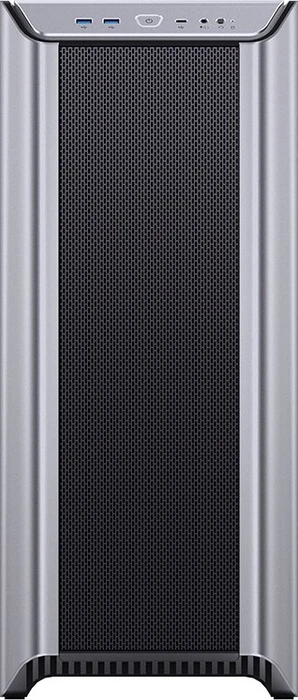 Jonsbo D500 Silver, silber, Glasfenster