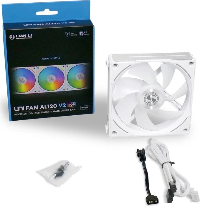Lian Li Uni Fan AL120 V2, weiß, 120mm
