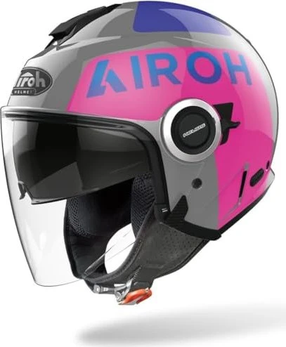 Airoh Helios Up rosa/grau/violett
