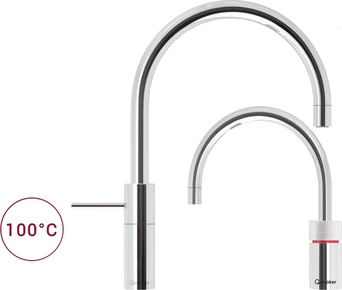 Quooker Nordic Round Twintaps Combi+ verchromt glänzend