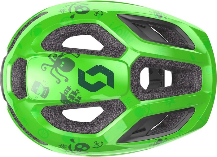 Scott Spunto Kid Kinderhelm fluo green