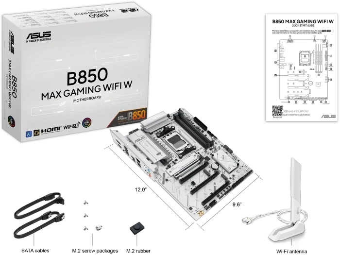 ASUS B850 Max Gaming WIFI W (AMD AM5)