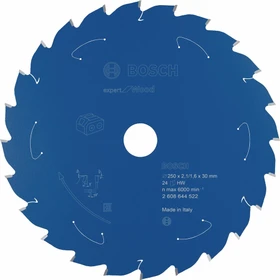 Bosch Professional Expert for Wood Kreissägeblatt 24Z, 250x1.6x30mm, 1 Stück