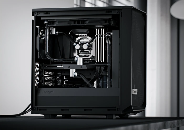 Fractal Design Meshify 2 Mini Black TG Clear Tint, Glasfenster